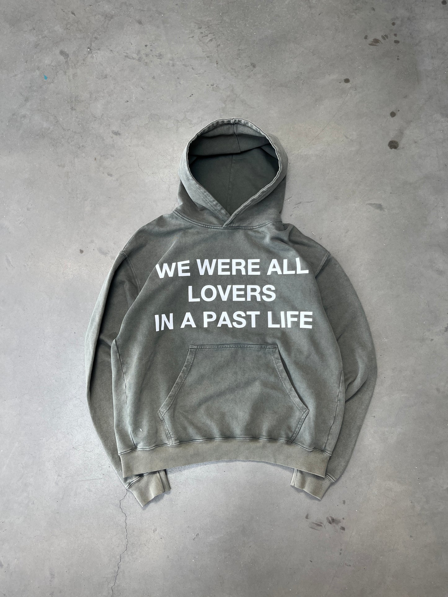 LOVERS OVERSIZED HOODIE - SAGE