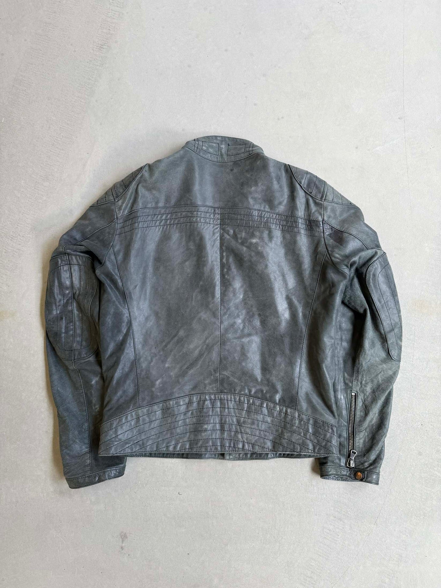 Vintage Rodage Moto Racing Leather Jacket - L