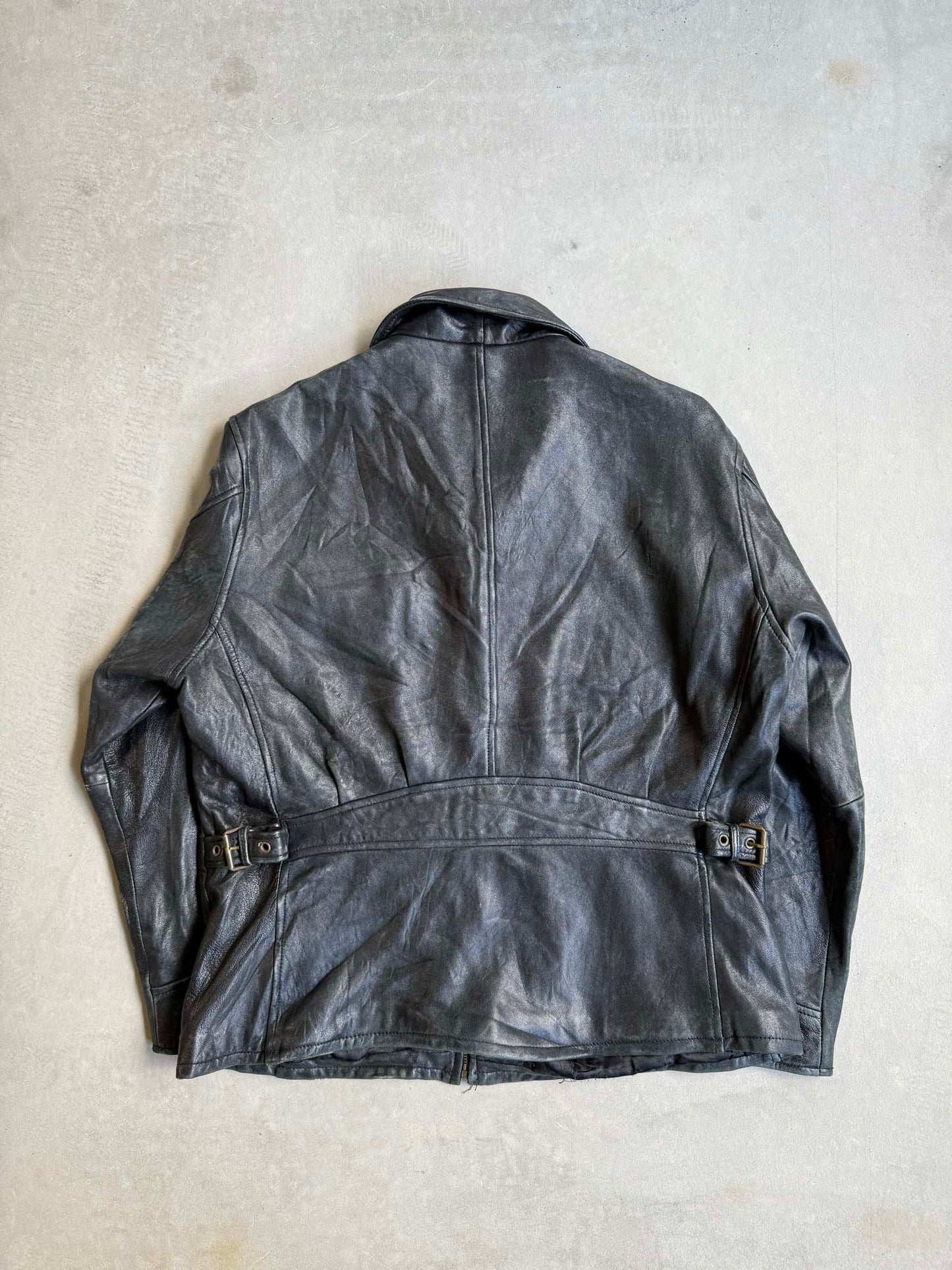 Vintage Jacqueline Ferrar Women's Leather Jacket - L