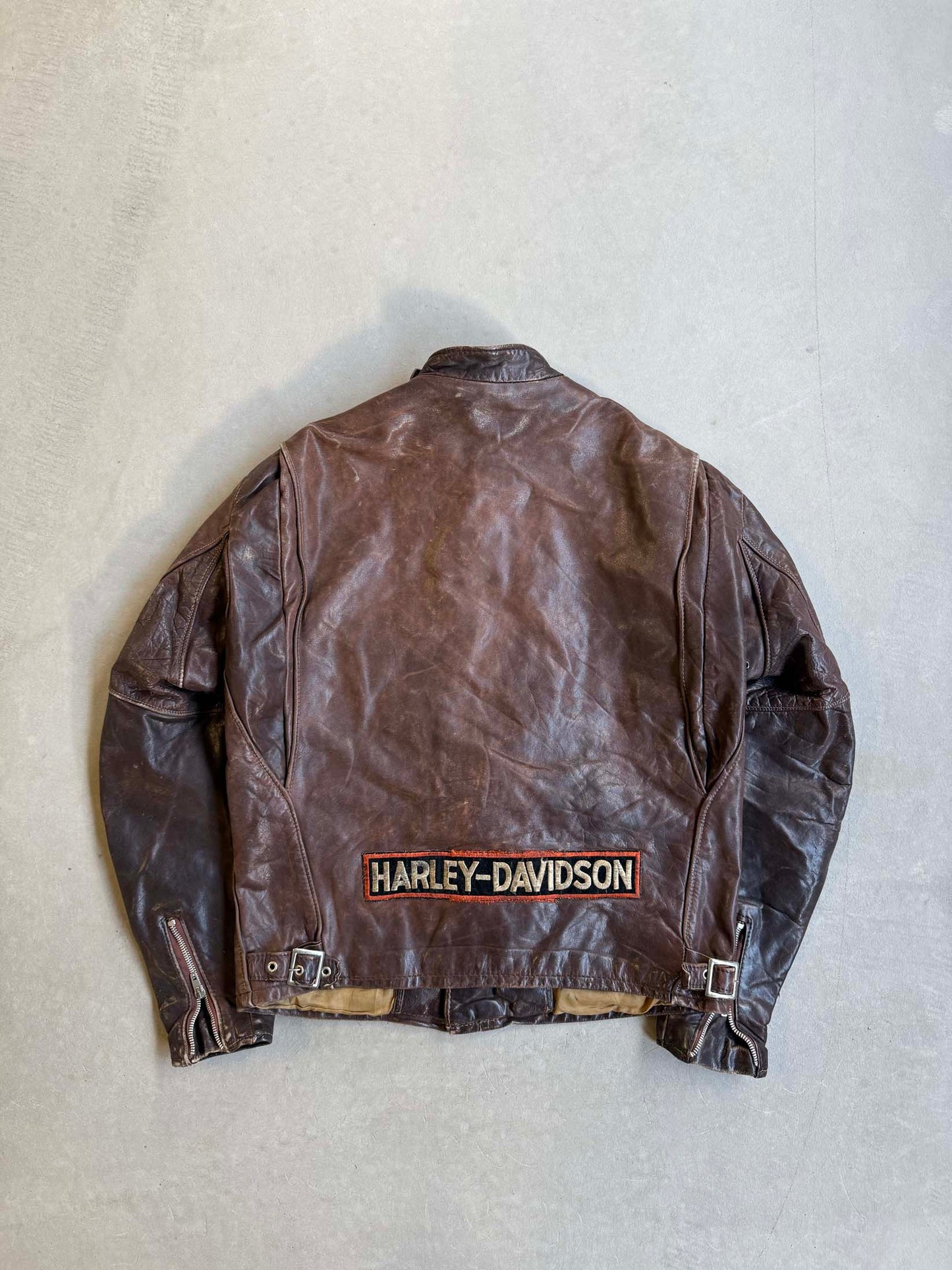 Vintage Schott Boxy Fit Leather Jacket - L