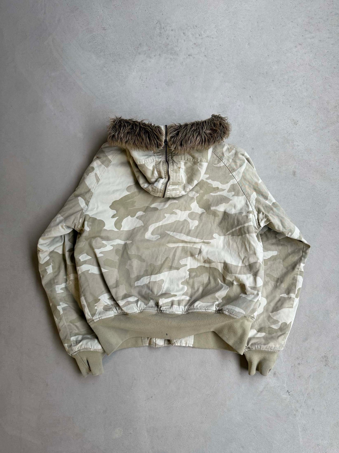 Vintage N2B Camo Print Jacket - L