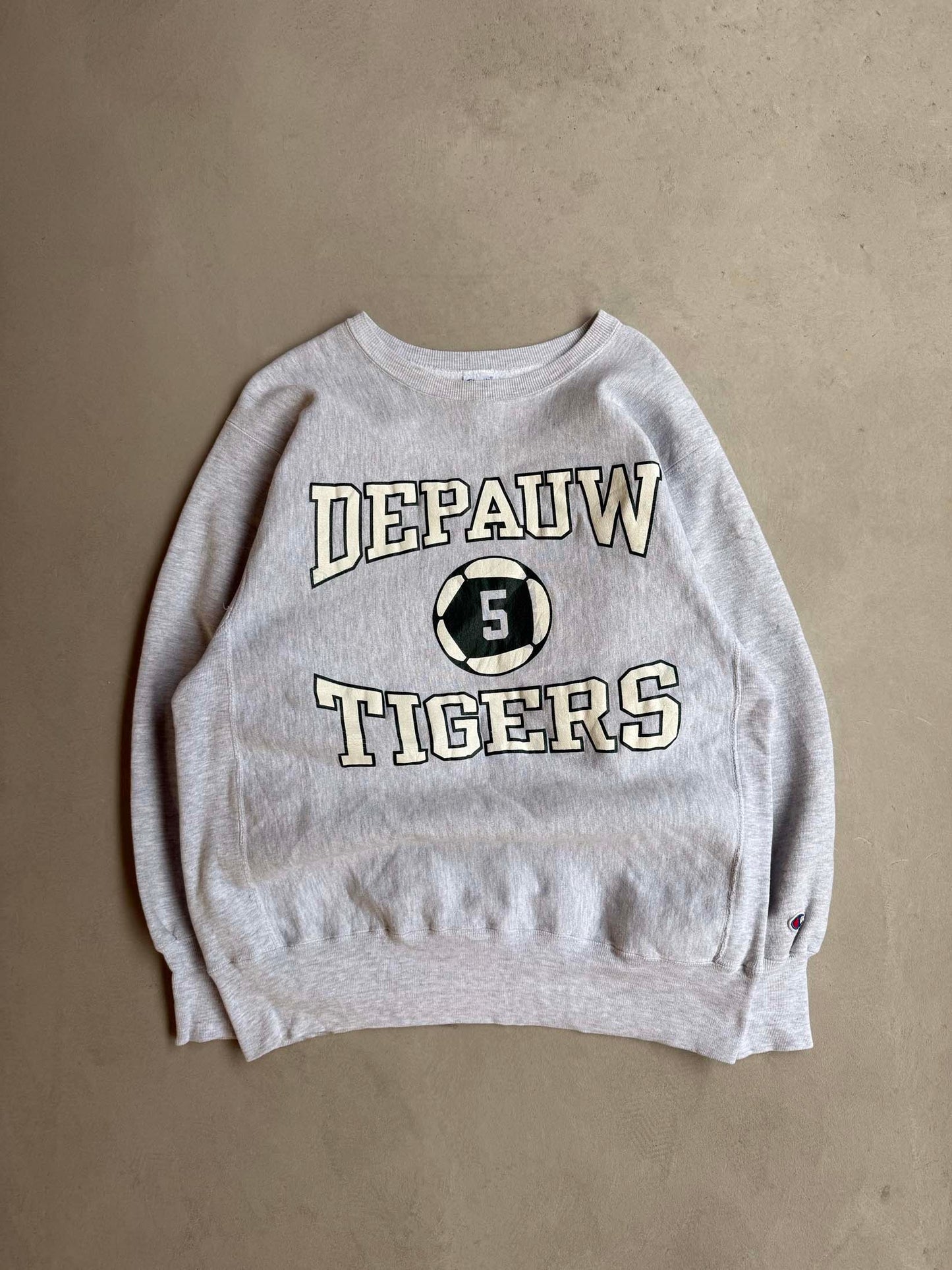 Vintage Depauw Tigers Boxy Fit Sweatshirt - XXL