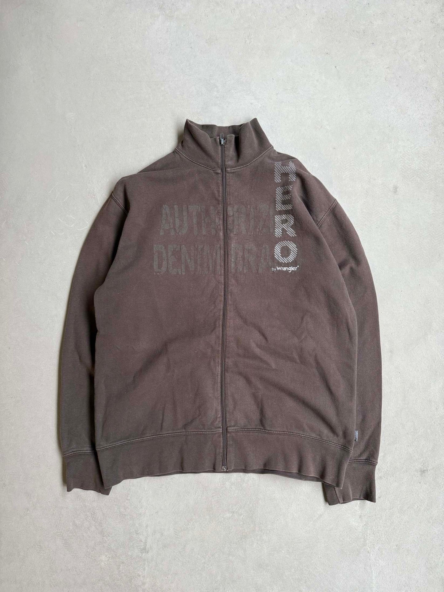 Vintage Wrangler Zipped Sweatshirt - M