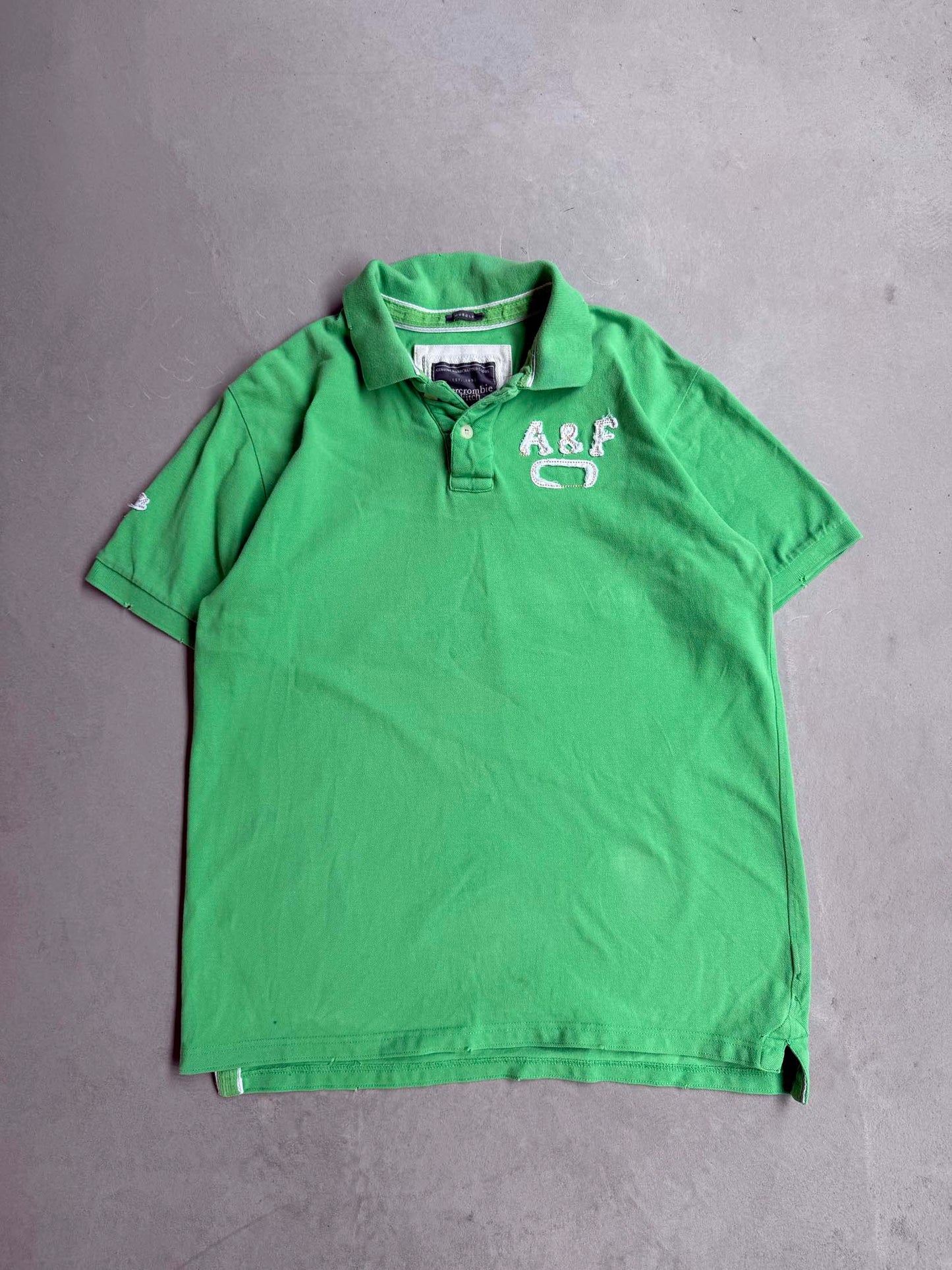 Vintage Abercrombie & Fitch Polo Style T-shirt - M