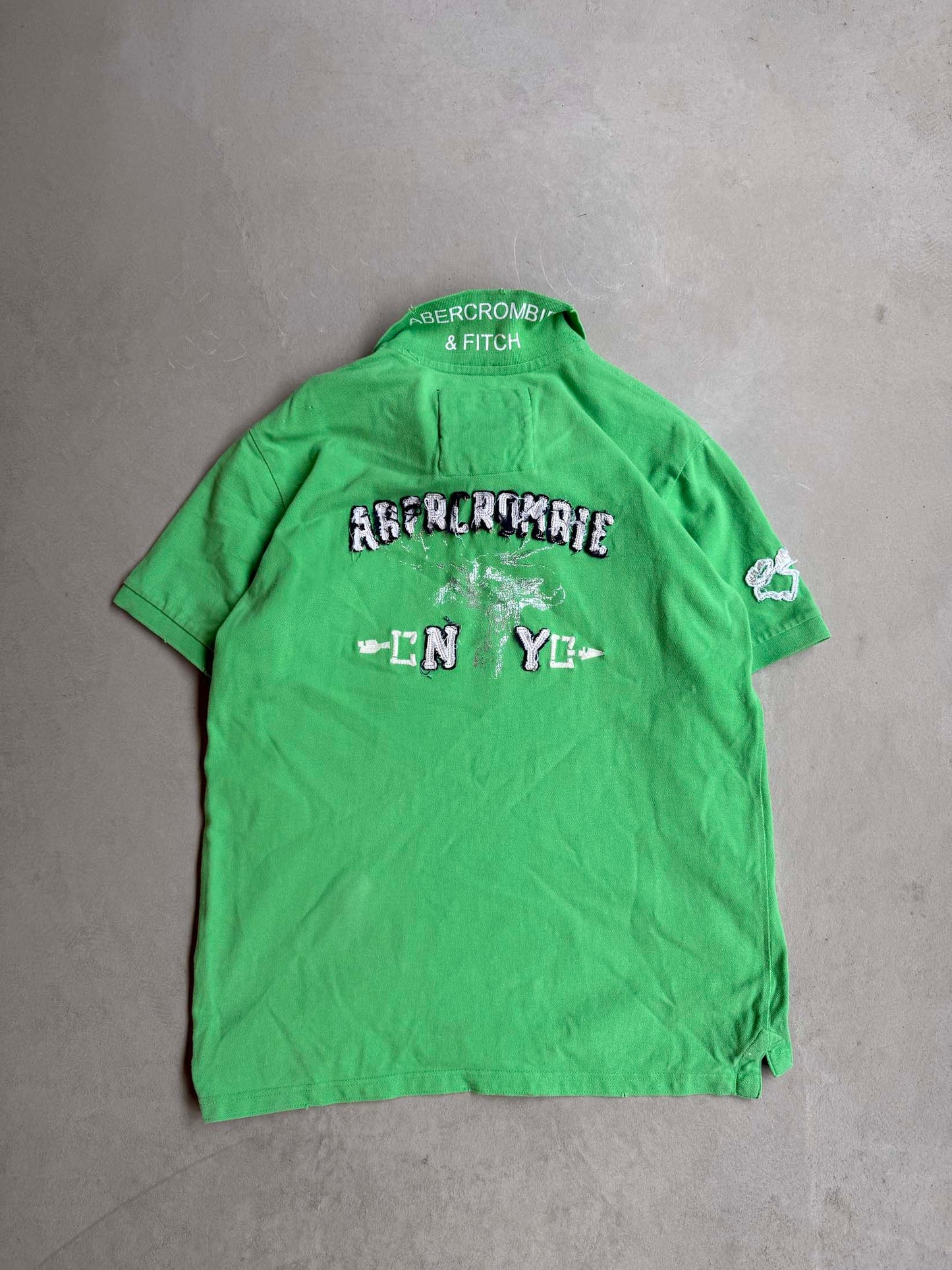 Vintage Abercrombie & Fitch Polo Style T-shirt - M