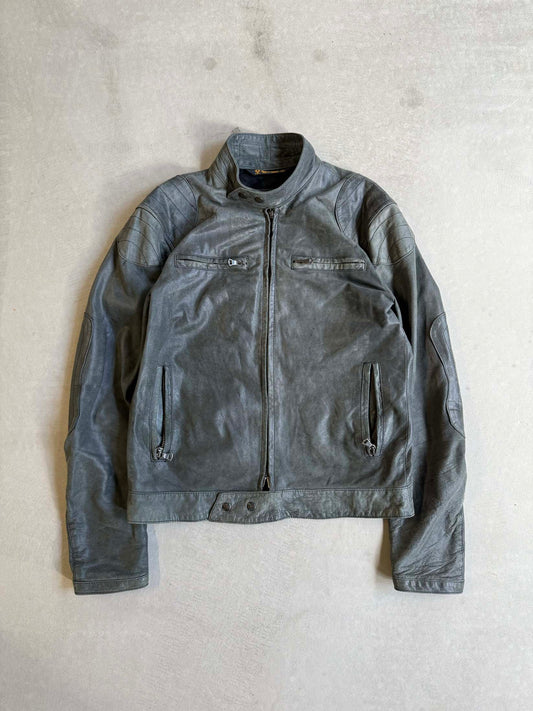 Vintage Rodage Moto Racing Leather Jacket - L