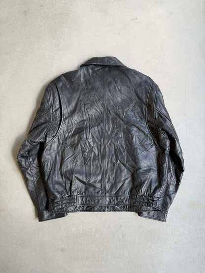 Vintage Roundtree & Yorke Boxy Fit Leather Jacket - L