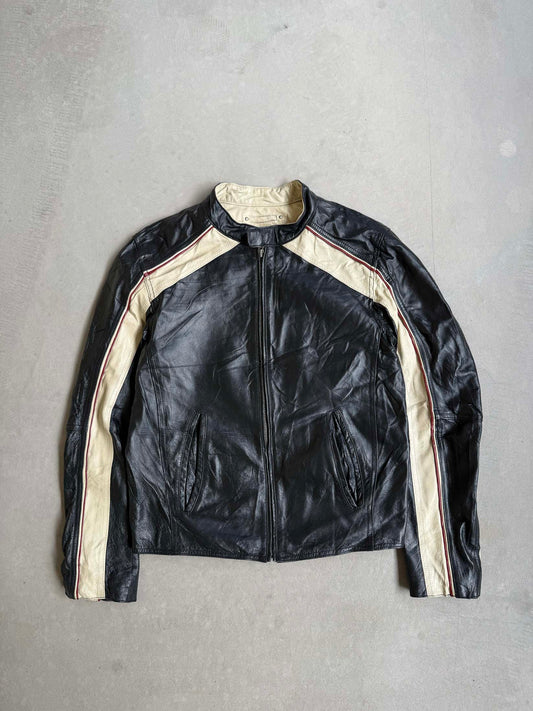Vintage Wilsons Leather Moto Racing Leather Jacket - S