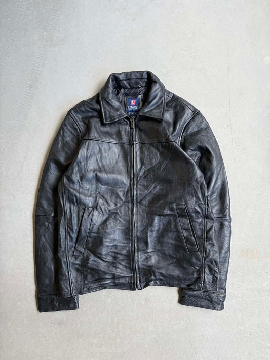 Vintage Chaps Straight Fit Leather Jacket - S