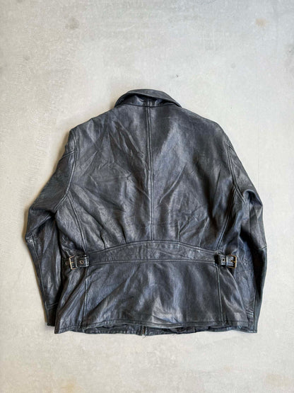 Vintage Jacqueline Ferrar Women's Leather Jacket - L
