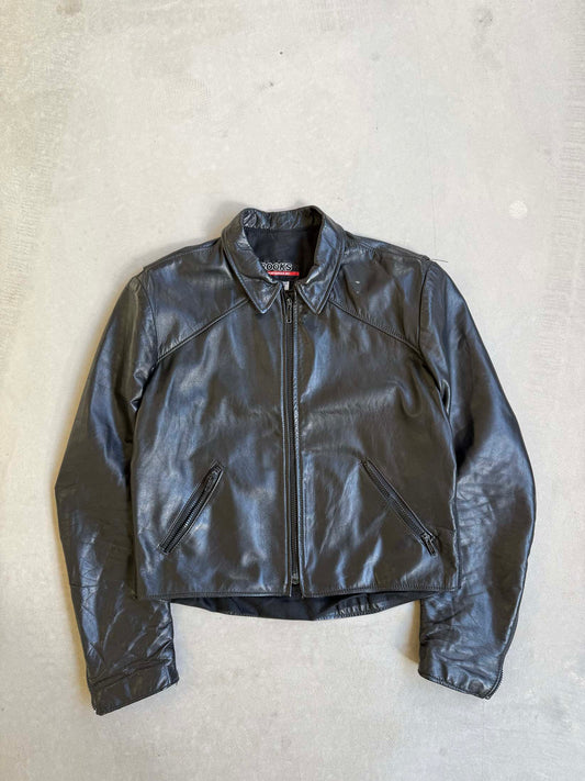 Vintage Brooks Women's Racing Leather Jacket - L