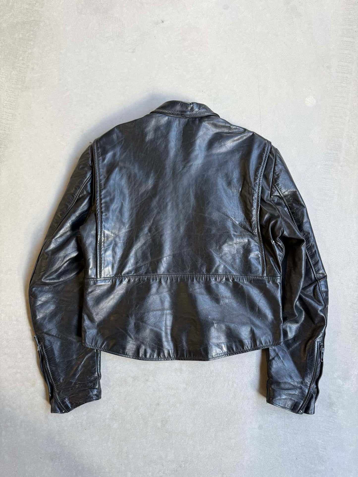 Vintage Brooks Women's Racing Leather Jacket - L
