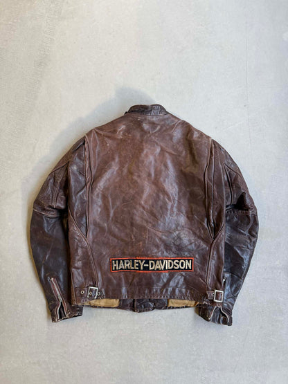 Vintage Schott Boxy Fit Leather Jacket - L