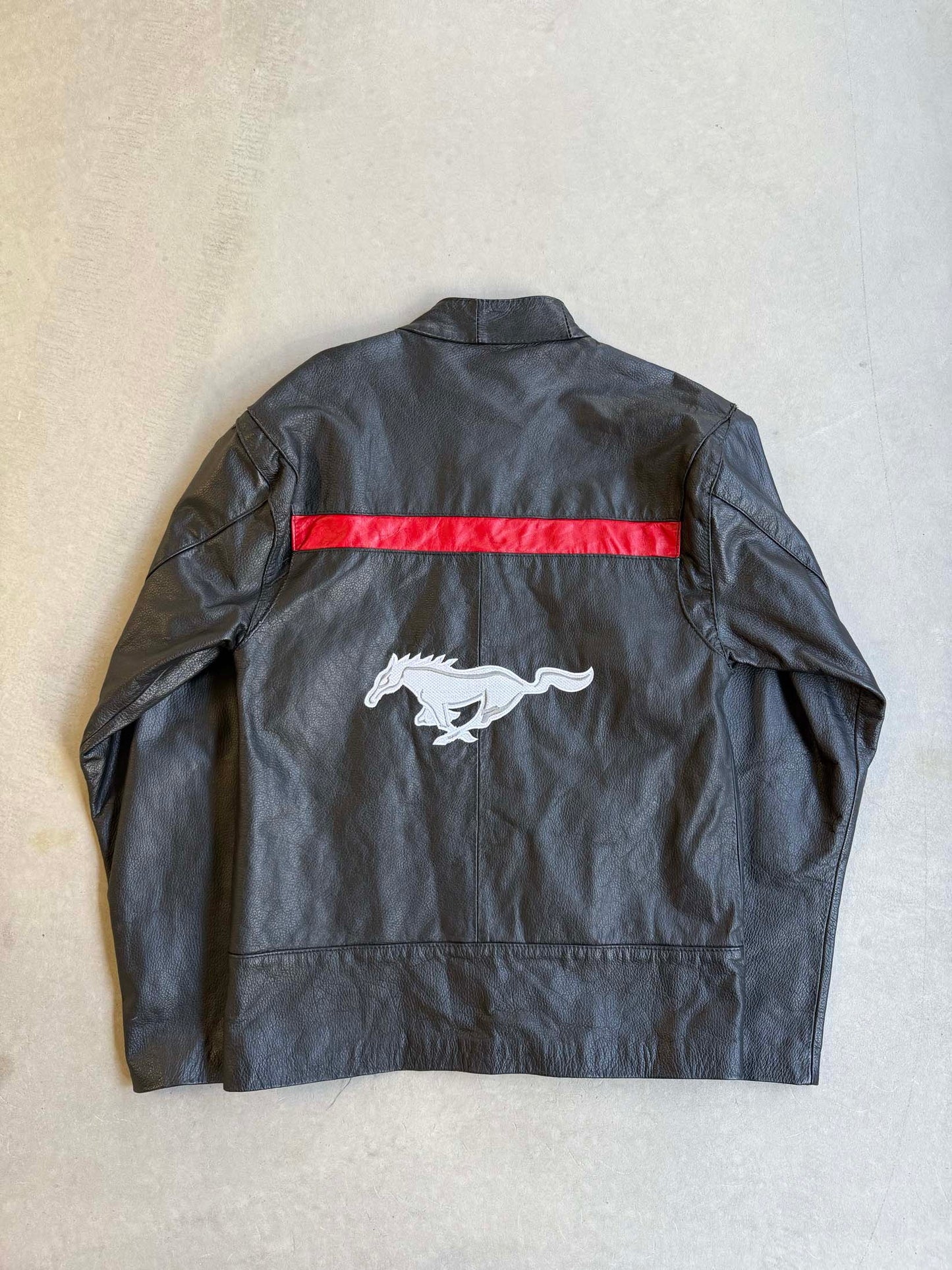 Vintage Mustang Leather Jacket - L