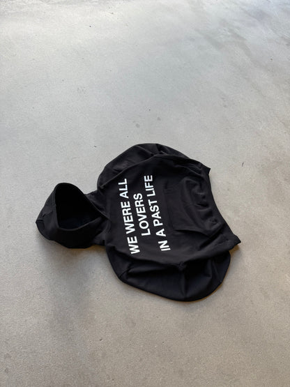 LOVERS BOXY HOODIE BLACK