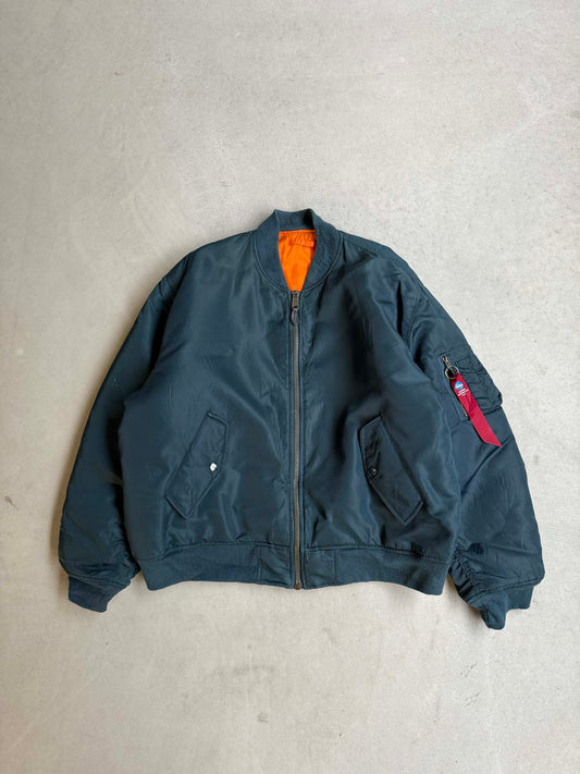 Vintage Alpha Industries Bomber Jacket - XL