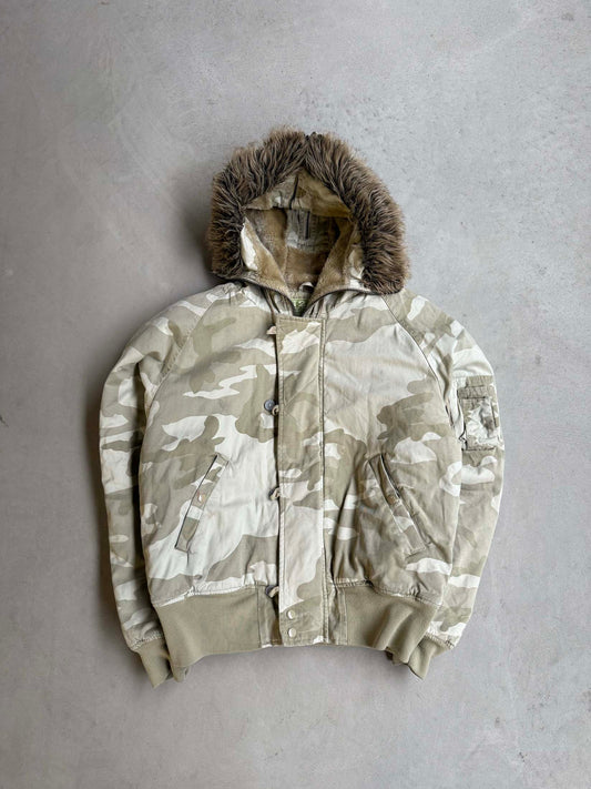 Vintage N2B Camo Print Jacket - L