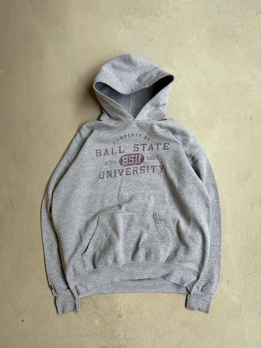Vintage BSU Hooded Sweatshirt - L