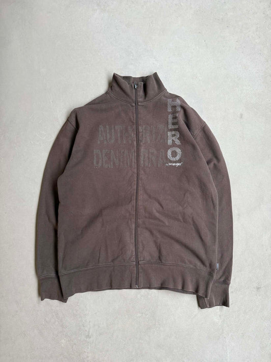 Vintage Wrangler Zipped Sweatshirt - M